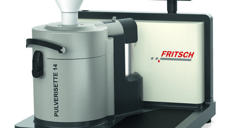 The Variable Speed Rotor Mill PULVERISETTE 14 premium line – ideal for continuous and batchwise pre- and fine grinding